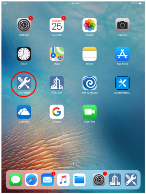 Fire OM Icon on iPad